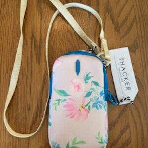 Thacker Jody Phone Crossbody Bag pink floral NWT